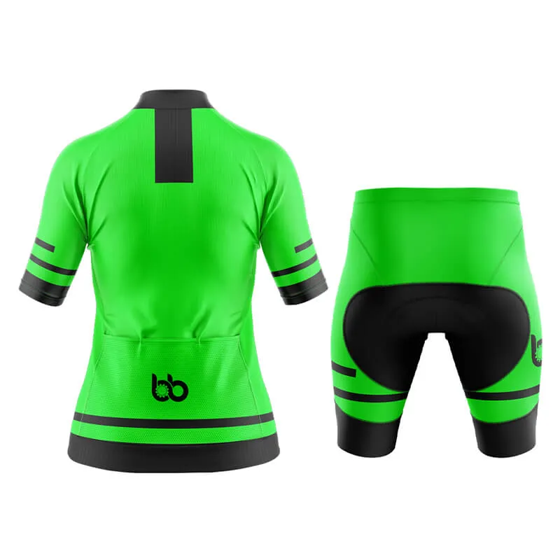 Bicycle Booth Outline (Green) Aero Cycling Kit