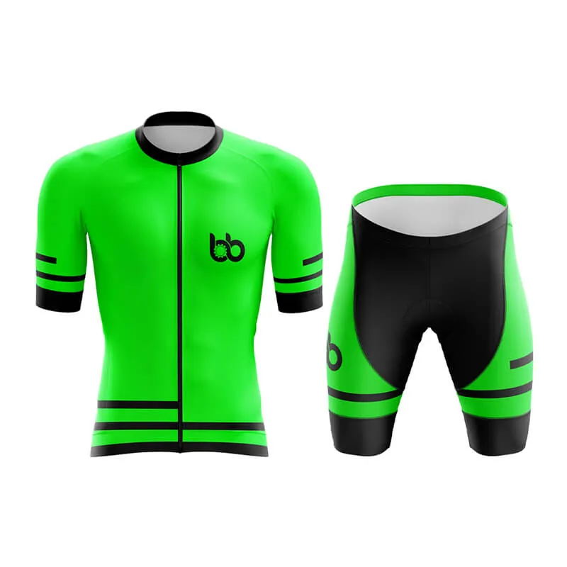 Bicycle Booth Outline (Green) Aero Cycling Kit