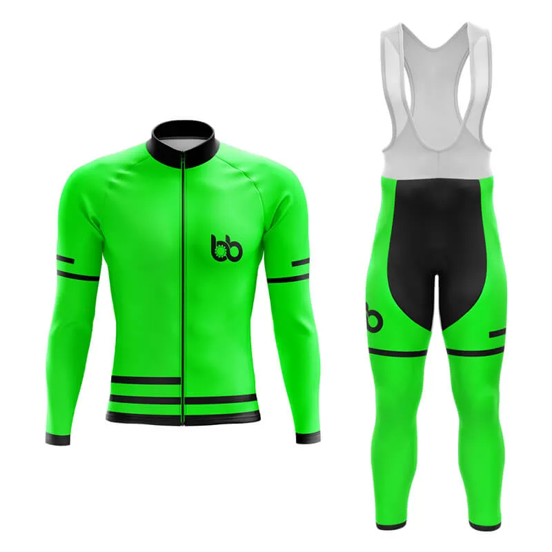 Bicycle Booth Outline (Green) Aero Cycling Kit