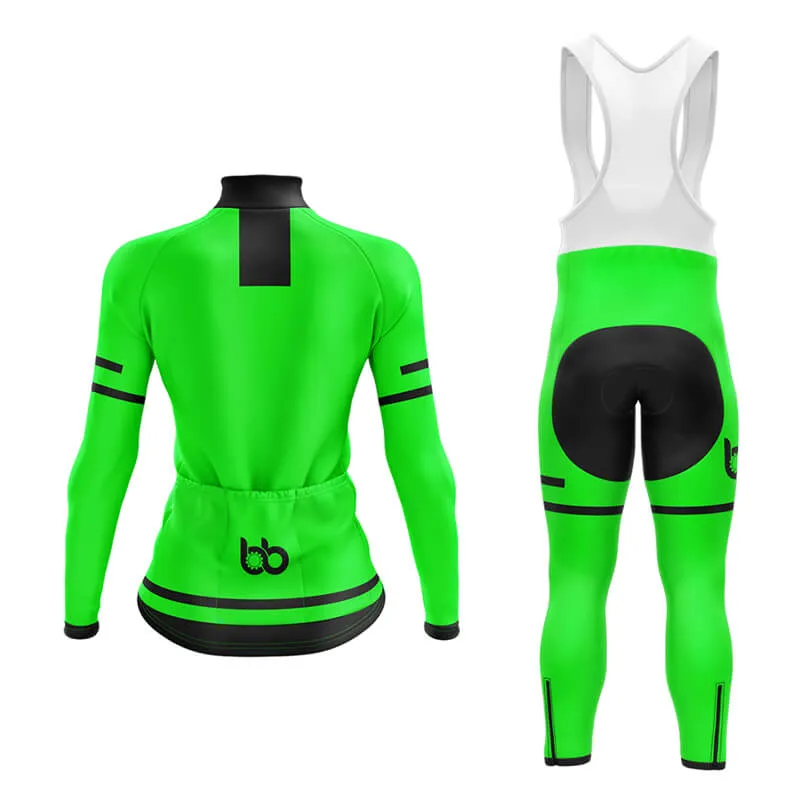 Bicycle Booth Outline (Green) Aero Cycling Kit