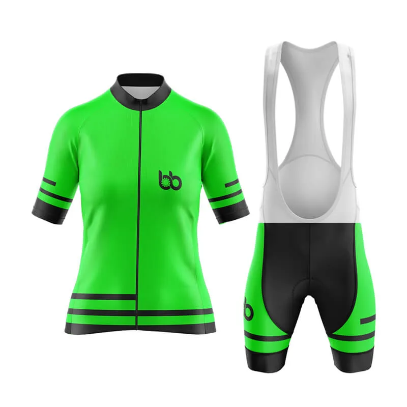 Bicycle Booth Outline (Green) Aero Cycling Kit