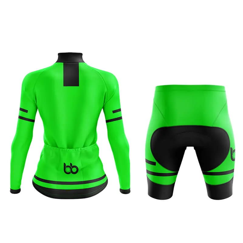 Bicycle Booth Outline (Green) Aero Cycling Kit