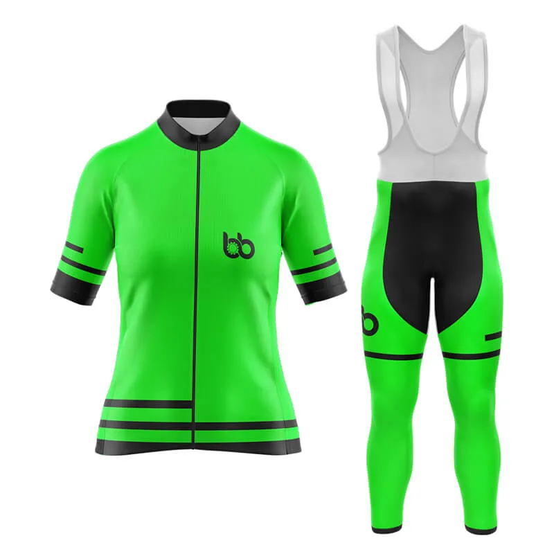 Bicycle Booth Outline (Green) Aero Cycling Kit