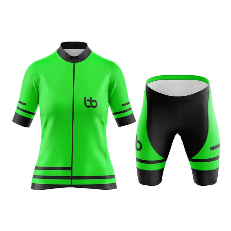 Bicycle Booth Outline (Green) Aero Cycling Kit