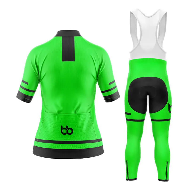 Bicycle Booth Outline (Green) Aero Cycling Kit