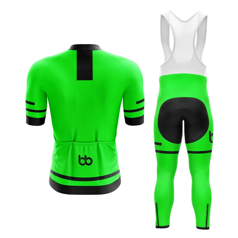 Bicycle Booth Outline (Green) Aero Cycling Kit