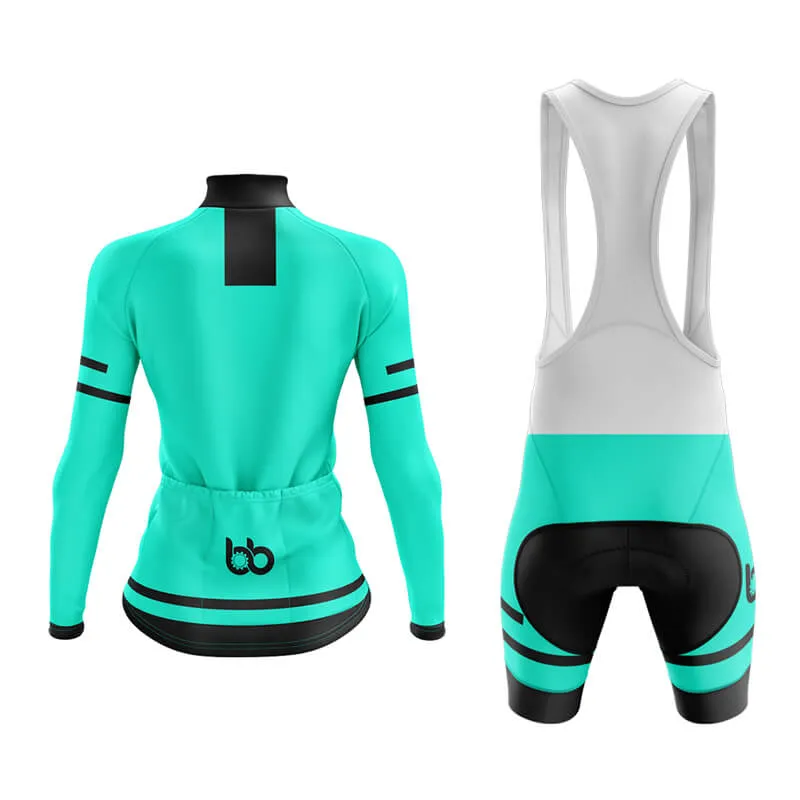 Bicycle Booth Outline (Teal) Aero Cycling Kit