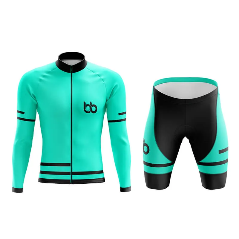 Bicycle Booth Outline (Teal) Aero Cycling Kit