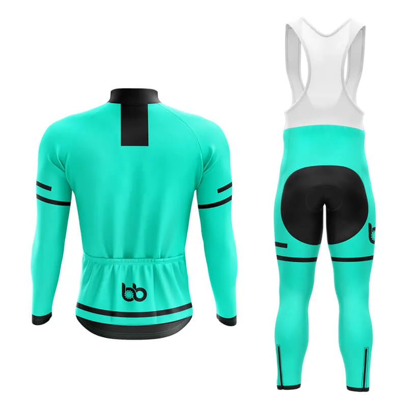 Bicycle Booth Outline (Teal) Aero Cycling Kit