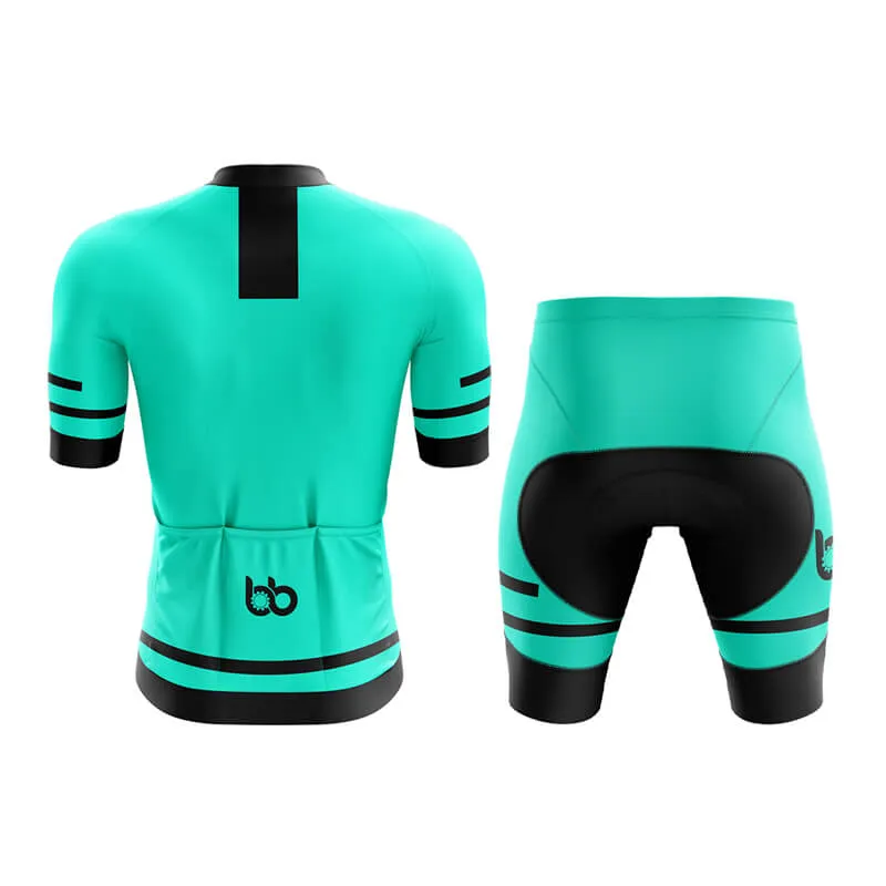 Bicycle Booth Outline (Teal) Aero Cycling Kit