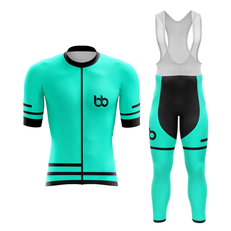 Bicycle Booth Outline (Teal) Aero Cycling Kit