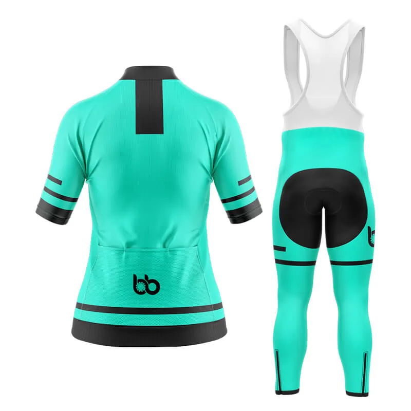 Bicycle Booth Outline (Teal) Aero Cycling Kit