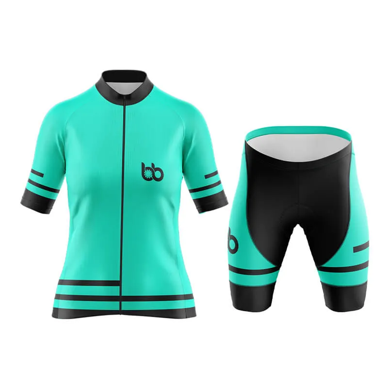 Bicycle Booth Outline (Teal) Aero Cycling Kit