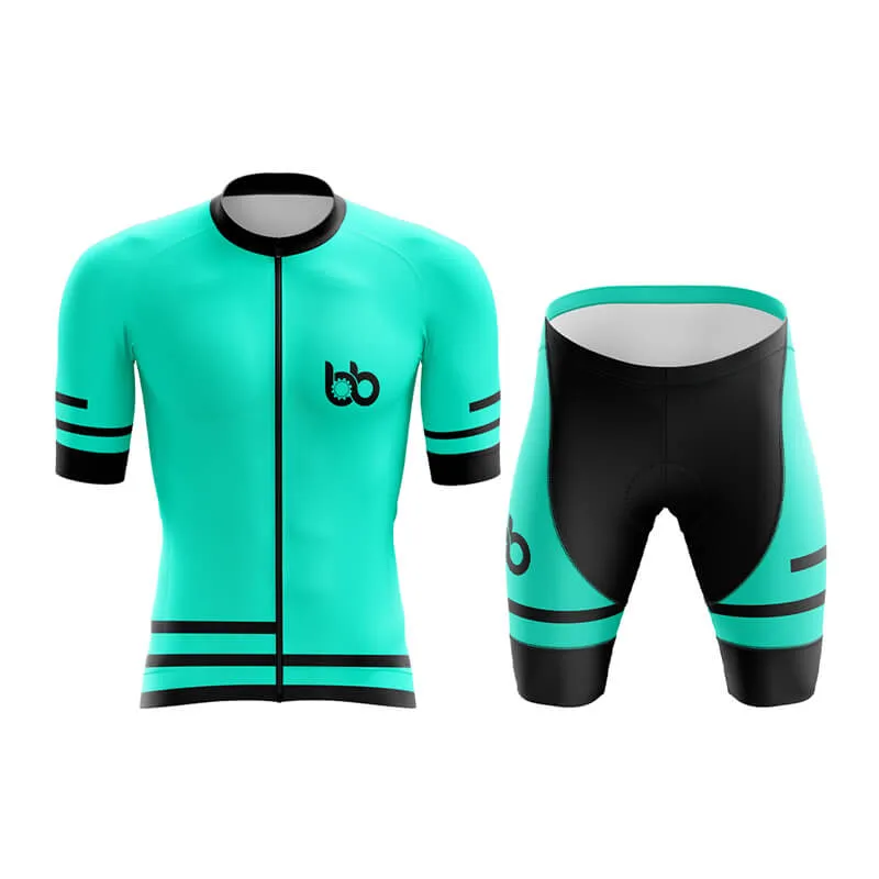 Bicycle Booth Outline (Teal) Aero Cycling Kit