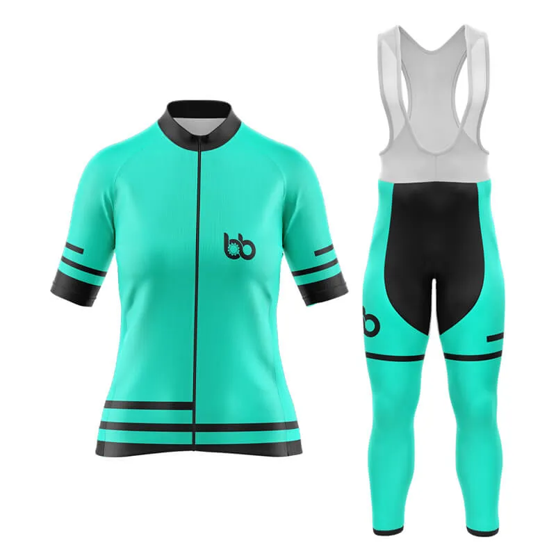 Bicycle Booth Outline (Teal) Aero Cycling Kit