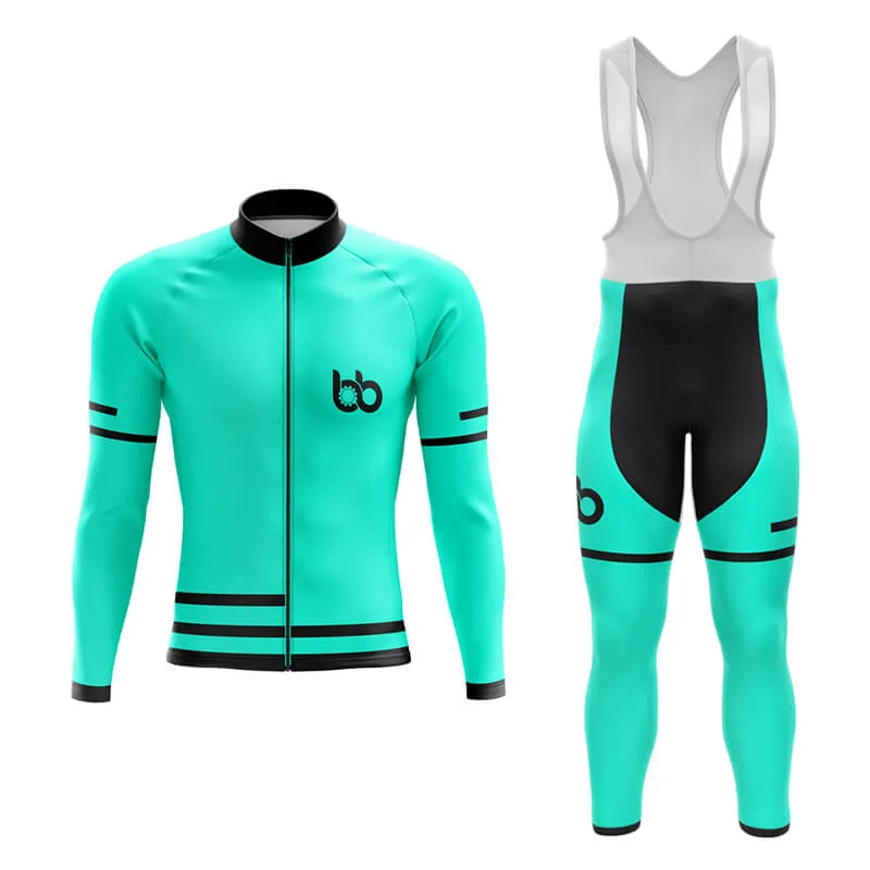 Bicycle Booth Outline (Teal) Aero Cycling Kit