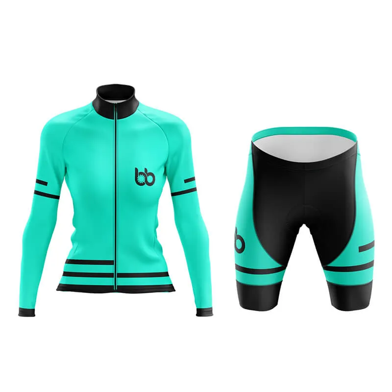 Bicycle Booth Outline (Teal) Aero Cycling Kit