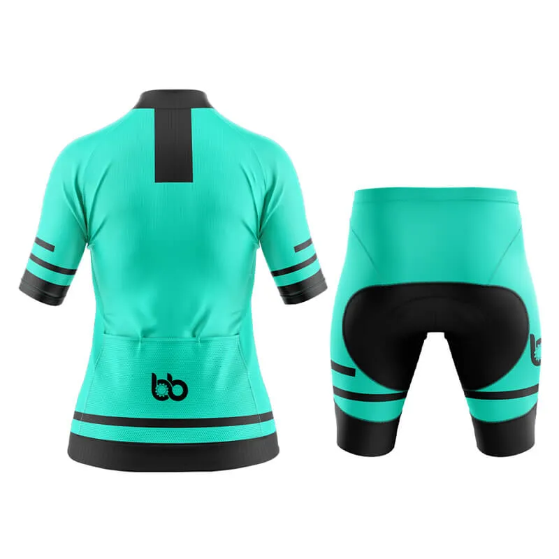 Bicycle Booth Outline (Teal) Aero Cycling Kit