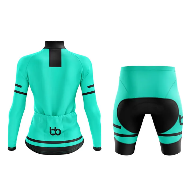 Bicycle Booth Outline (Teal) Aero Cycling Kit