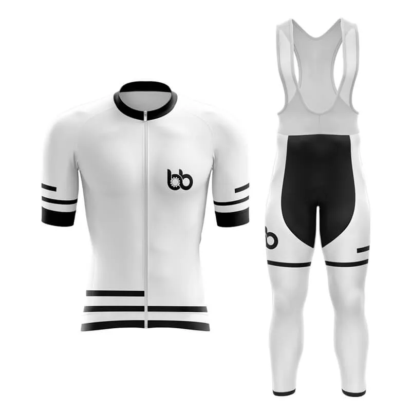 Bicycle Booth Outline (White) Aero Cycling Kit