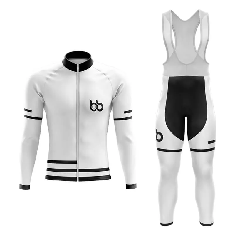 Bicycle Booth Outline (White) Aero Cycling Kit