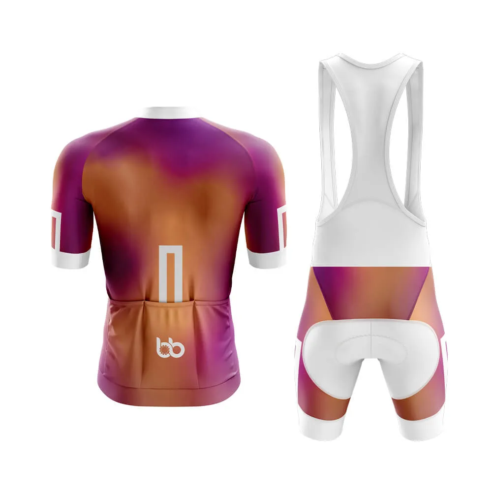 Bicycle Booth Prism (Orange-Violet) Aero Cycling Kit