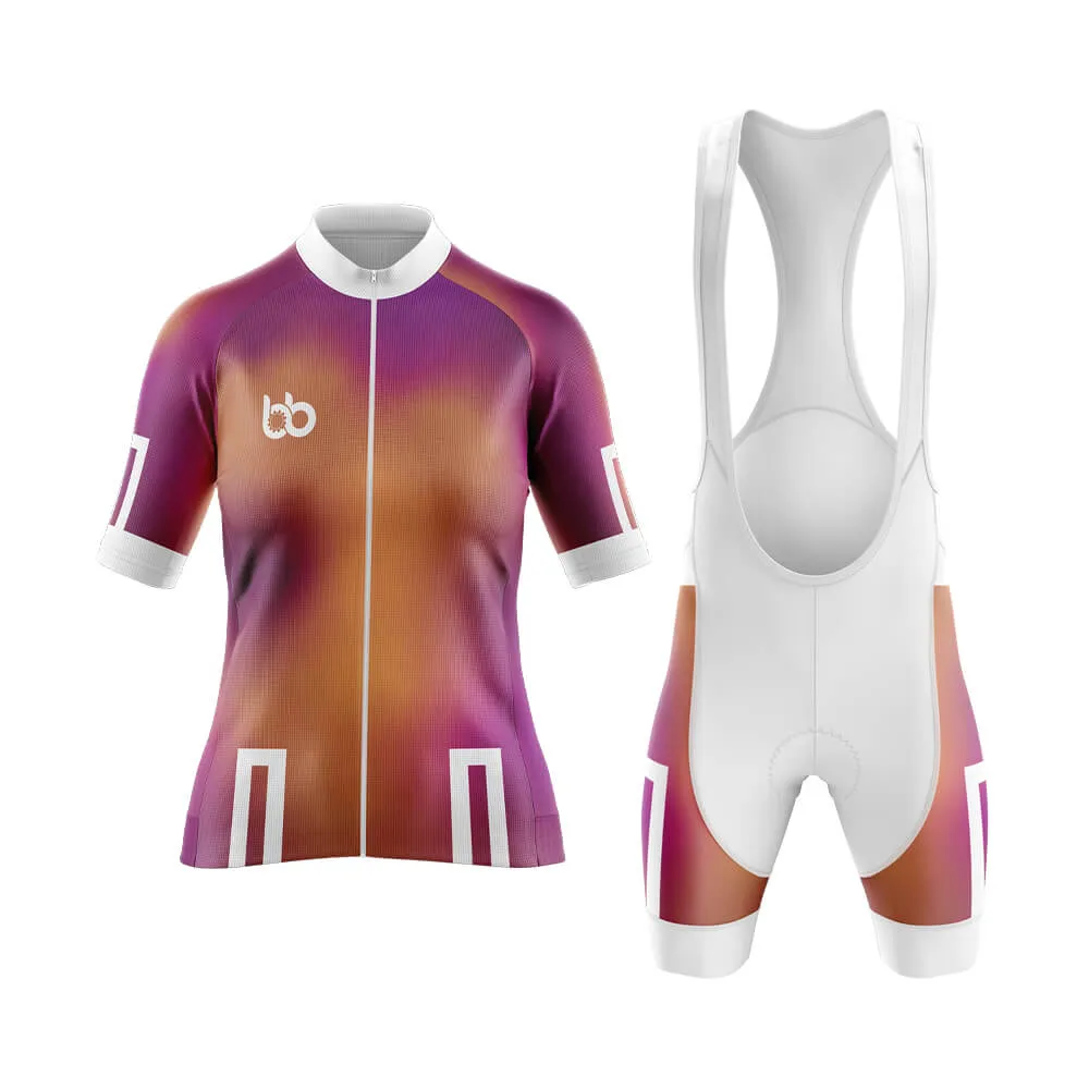 Bicycle Booth Prism (Orange-Violet) Aero Cycling Kit