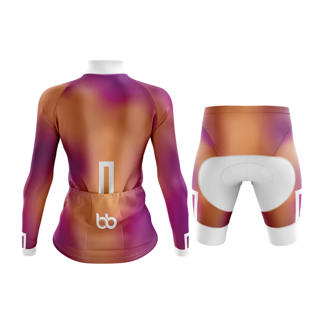 Bicycle Booth Prism (Orange-Violet) Aero Cycling Kit