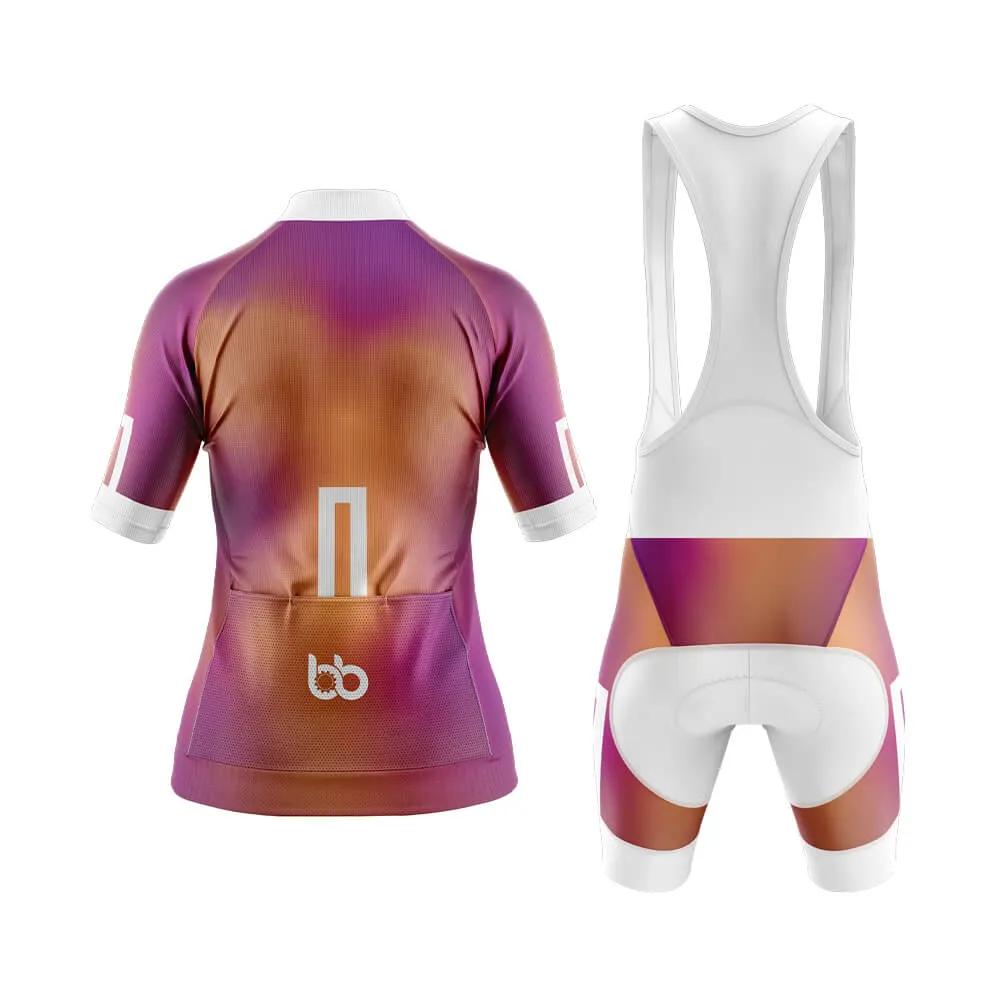 Bicycle Booth Prism (Orange-Violet) Aero Cycling Kit