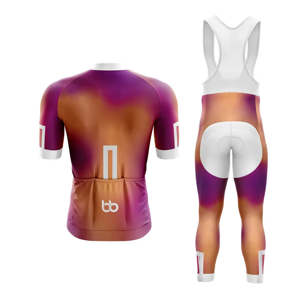 Bicycle Booth Prism (Orange-Violet) Aero Cycling Kit