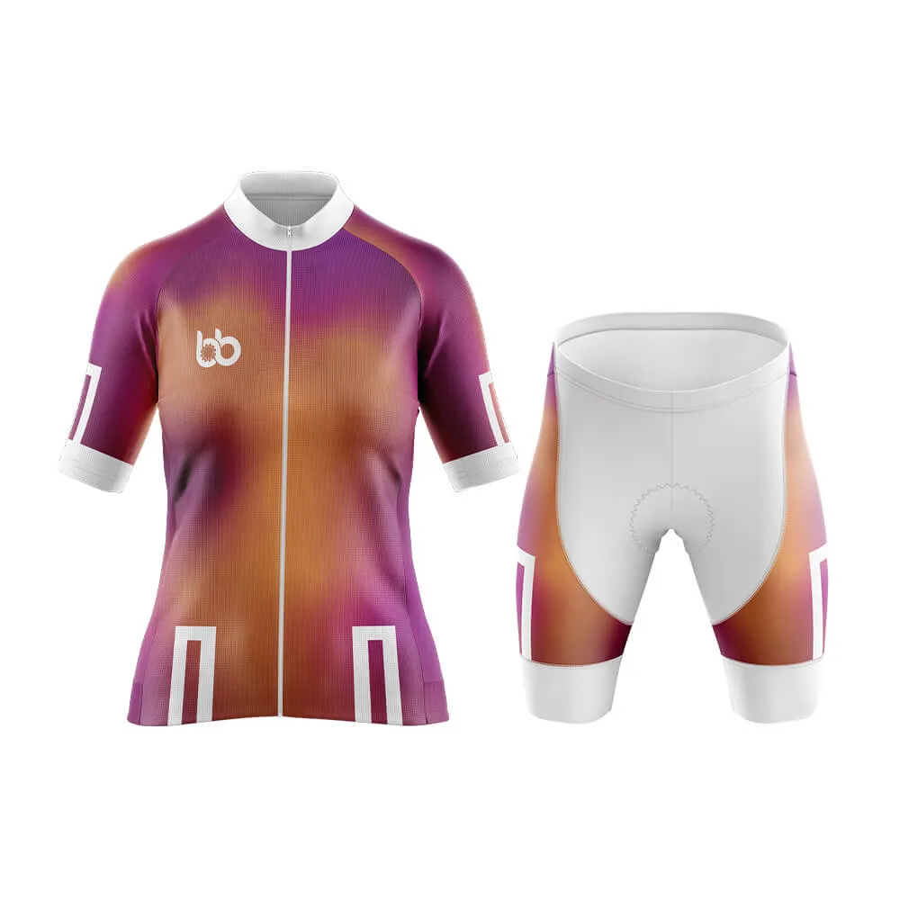 Bicycle Booth Prism (Orange-Violet) Aero Cycling Kit