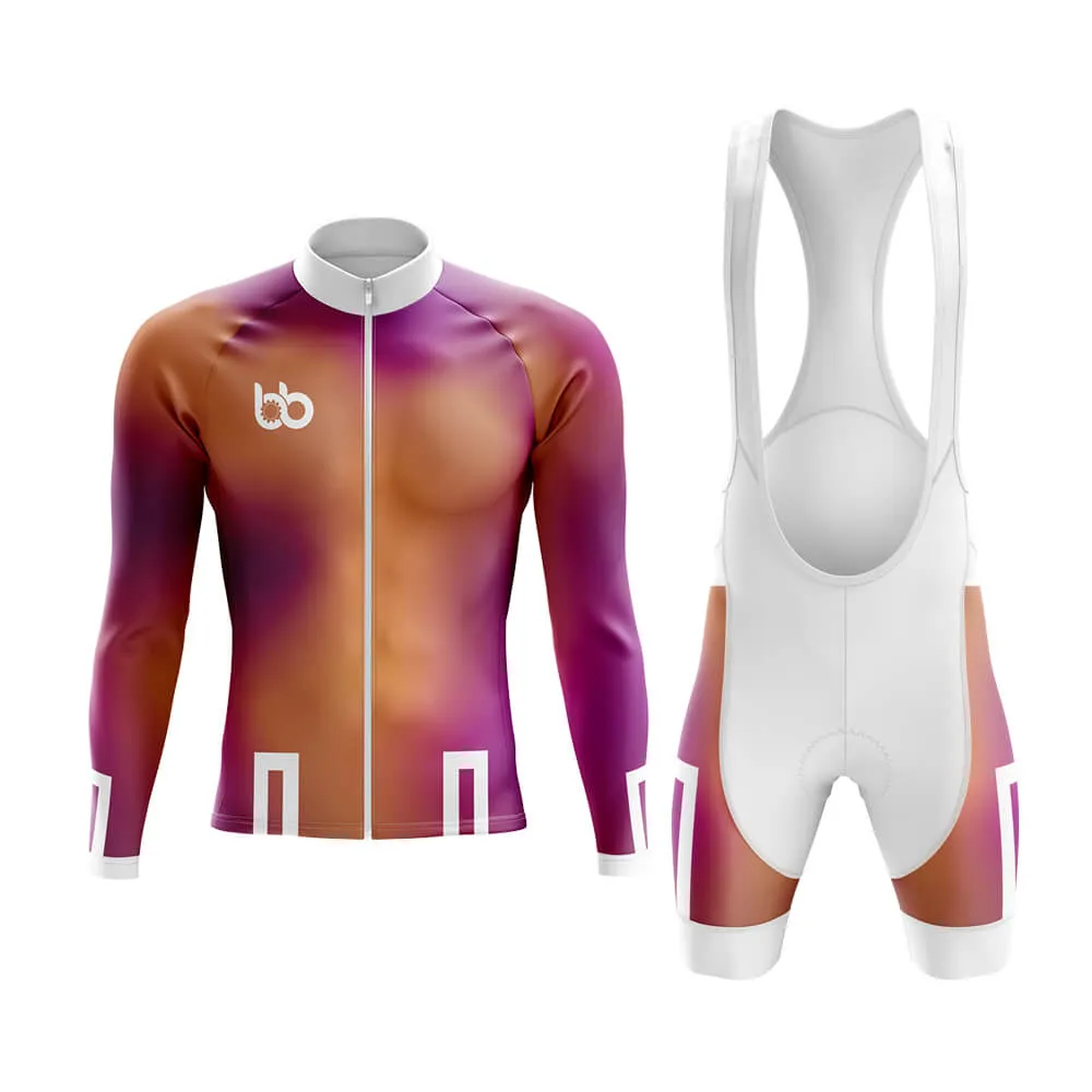 Bicycle Booth Prism (Orange-Violet) Aero Cycling Kit