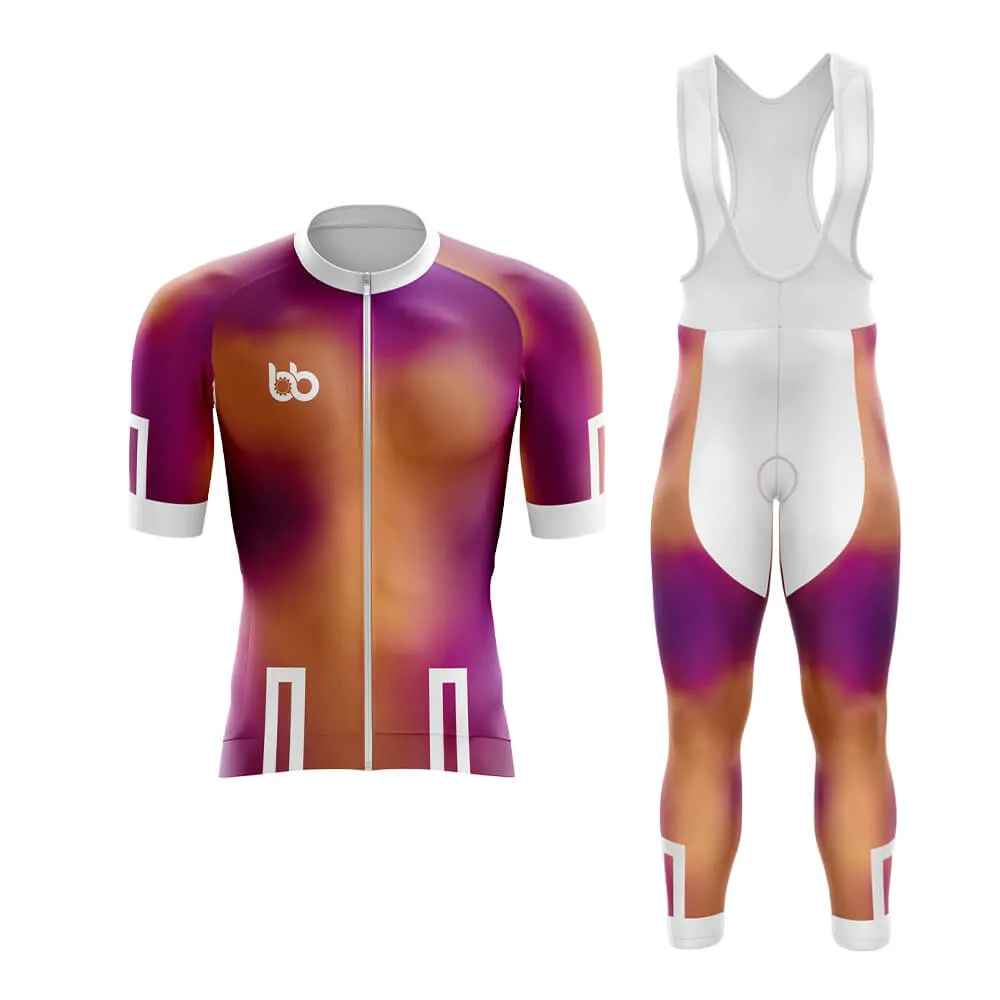 Bicycle Booth Prism (Orange-Violet) Aero Cycling Kit