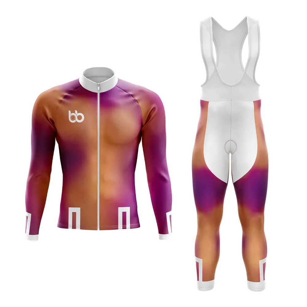 Bicycle Booth Prism (Orange-Violet) Aero Cycling Kit