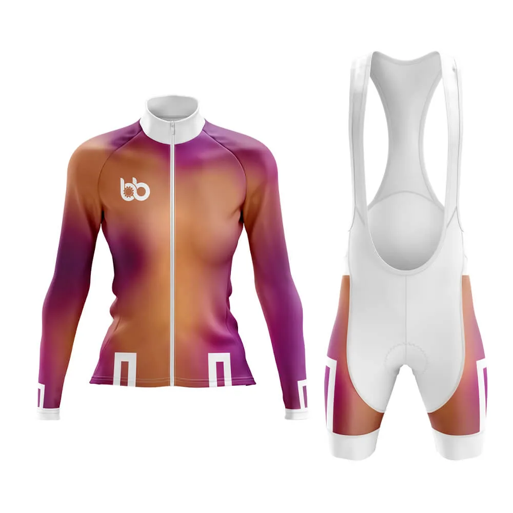 Bicycle Booth Prism (Orange-Violet) Aero Cycling Kit