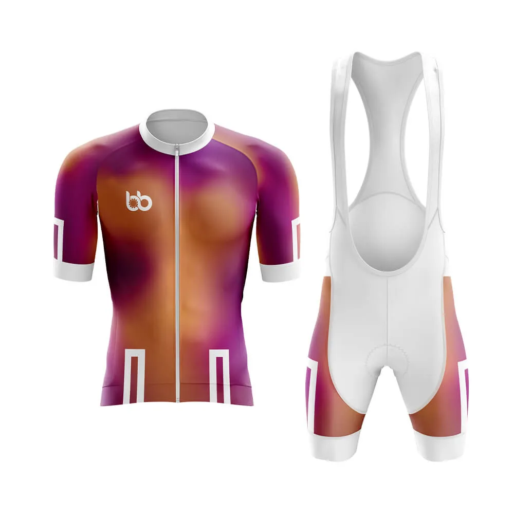 Bicycle Booth Prism (Orange-Violet) Aero Cycling Kit