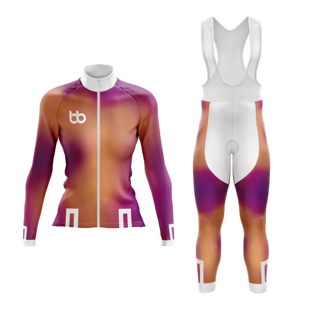 Bicycle Booth Prism (Orange-Violet) Aero Cycling Kit