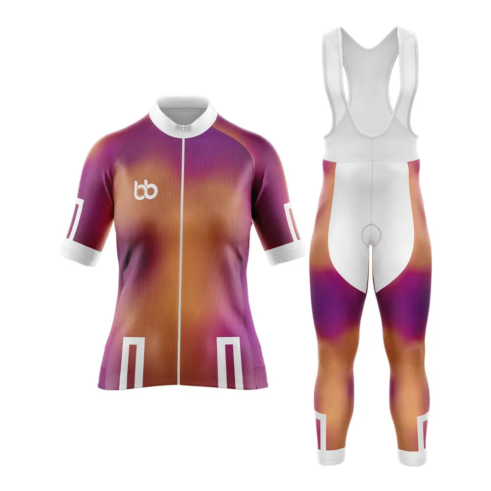 Bicycle Booth Prism (Orange-Violet) Aero Cycling Kit