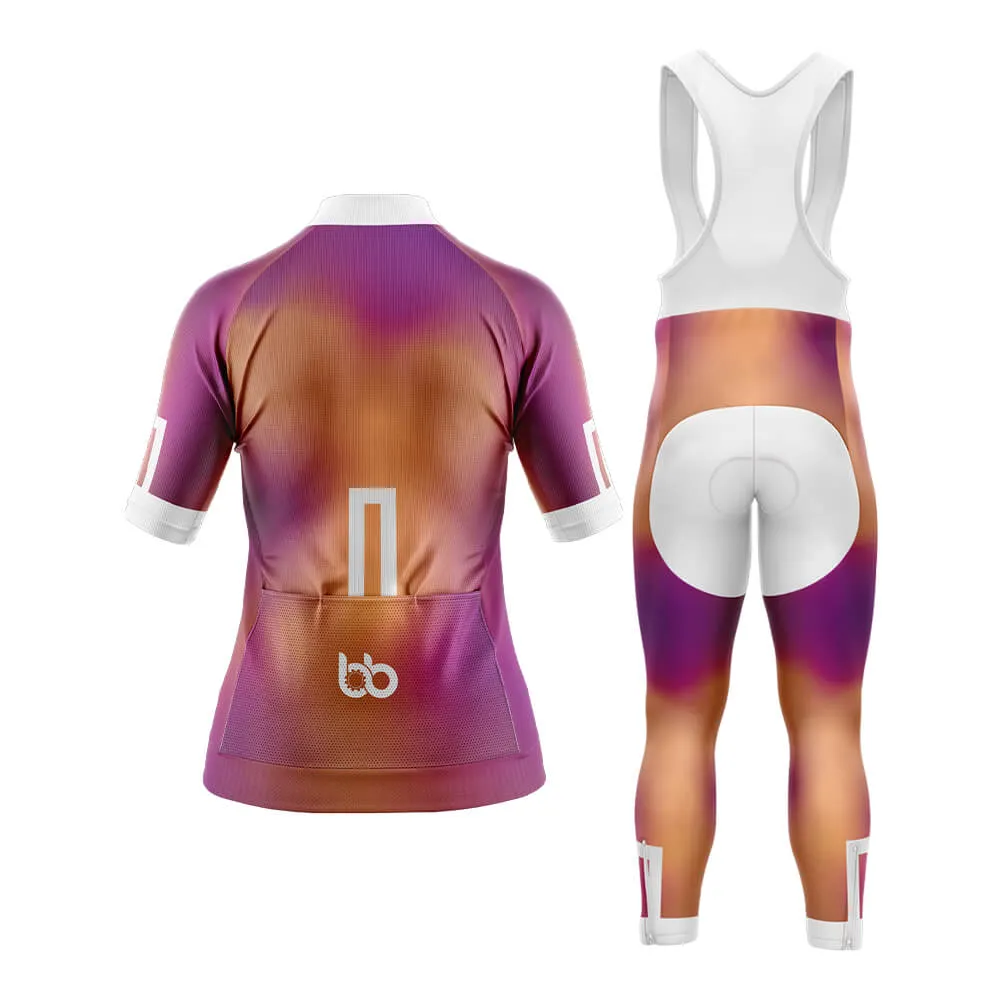 Bicycle Booth Prism (Orange-Violet) Aero Cycling Kit