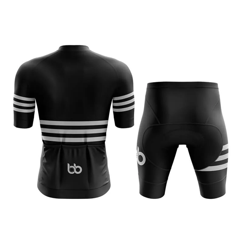 Bicycle Booth Stripes (Black) Aero Cycling Kit