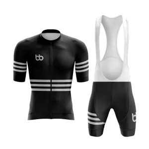 Bicycle Booth Stripes (Black) Aero Cycling Kit