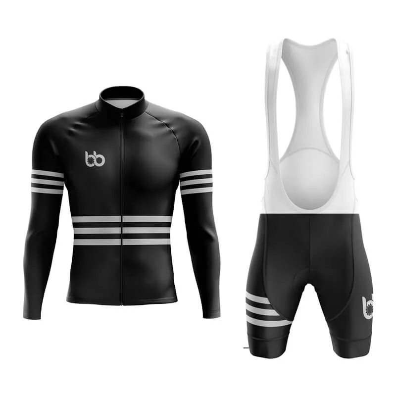 Bicycle Booth Stripes (Black) Aero Cycling Kit