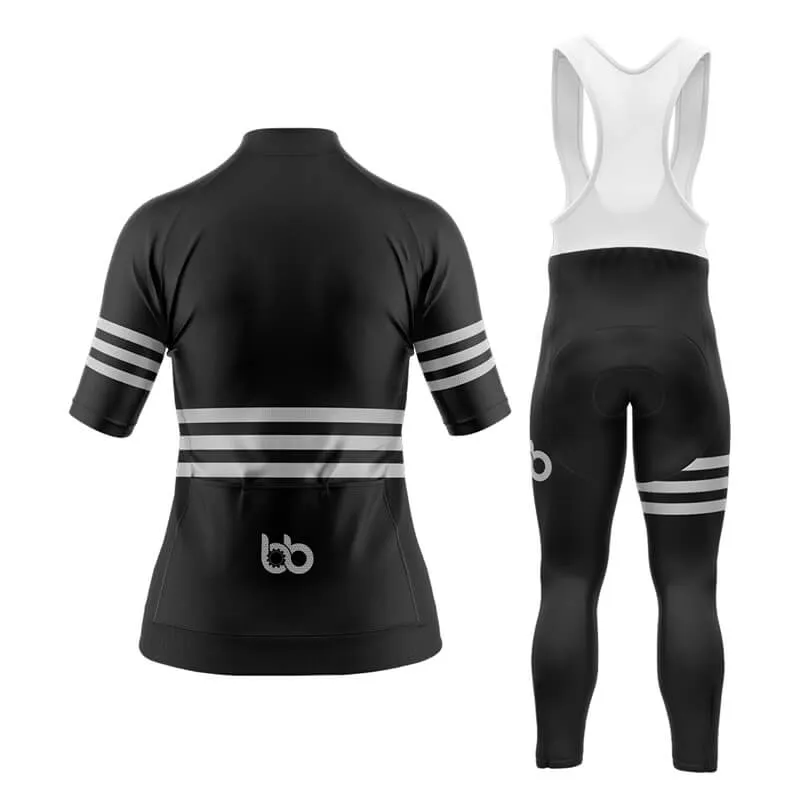 Bicycle Booth Stripes (Black) Aero Cycling Kit