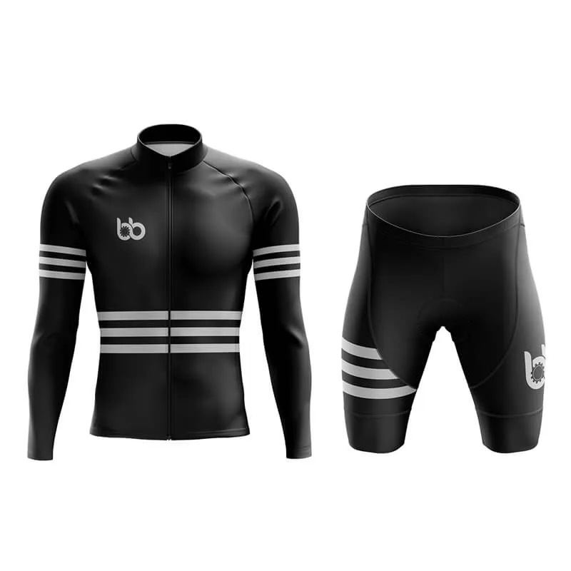 Bicycle Booth Stripes (Black) Aero Cycling Kit