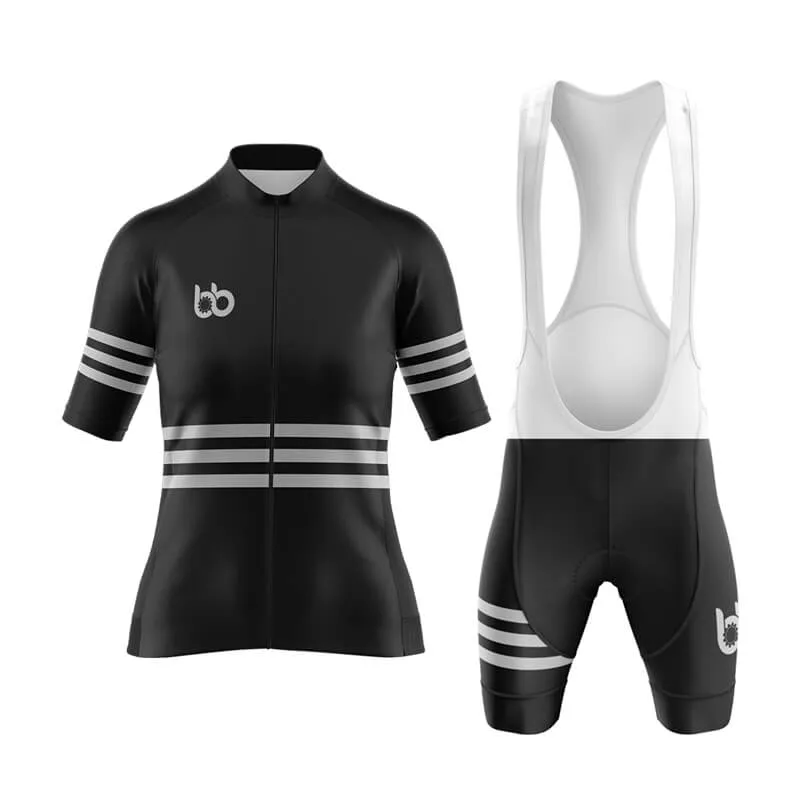 Bicycle Booth Stripes (Black) Aero Cycling Kit