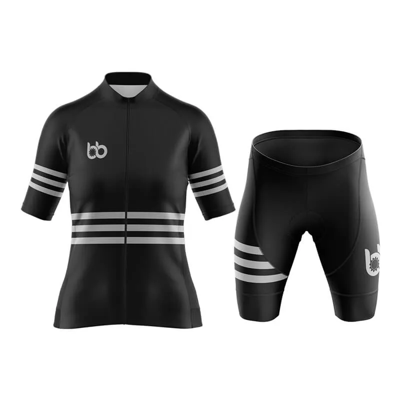 Bicycle Booth Stripes (Black) Aero Cycling Kit