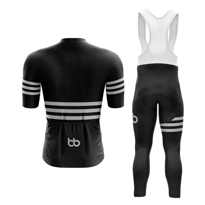 Bicycle Booth Stripes (Black) Aero Cycling Kit