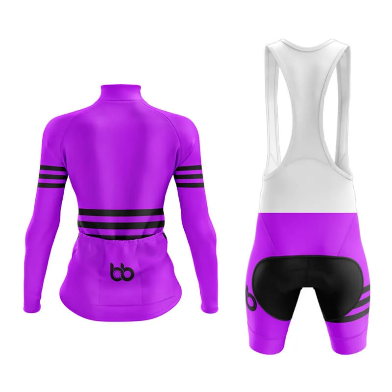 Bicycle Booth Stripes (Purple) Aero Cycling Kit