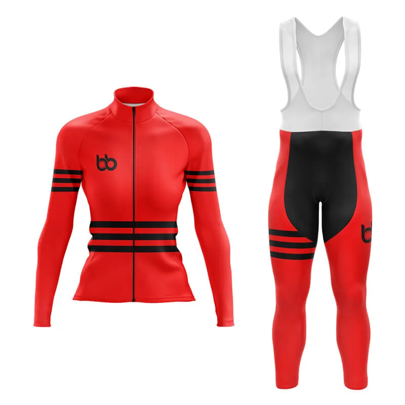 Bicycle Booth Stripes (Red) Aero Cycling Kit