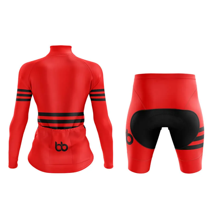 Bicycle Booth Stripes (Red) Aero Cycling Kit